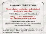 Lakossági Tájékoztató…