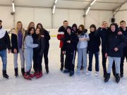 A 9.A csapata is birtokba vette a jégpályát….