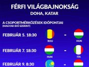 FÉRFI VB Doha program…
