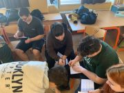 Jó hangulatú év eleji közösségépítő foglalkozás a 9.A osztályban…