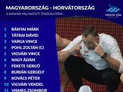 Jöhet az elődöntő! A már jól bevált csapattal állunk fel a horvátok ellen az E…