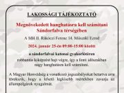 Lakossági Tájékoztató…