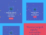 Ma, december 7-én megtartottuk a Mesterségek éjjelén résztvevő, ott regisztráló …