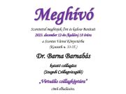 Programjaink karácsonyig….