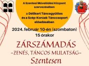 2024. február 10-én (szombaton) 15 órakor Zárszámadás zenés táncos mulatság Szen…