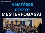 A hatásos beszéd mesterfogásai címmel újra Sikerképzés!…