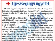 Egészségügyi ügyelet Szentesen…