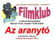 Holnap a filmklubban vetítik….