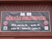A Gólyás Házban a Folk udvar program, élő zenével 14 órától mindenféleképpen meg…