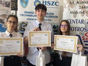 A HSZC Zsoldos Ferenc Technikum 11.b osztályos kereskedő tanulói (Czakó Boglárka…