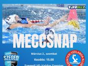 Dupla meccs ma! Mindkét felnőttcsapatunk medencében bajnokin! #hajráSzentes …