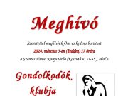 Mai és holnapi programunk….