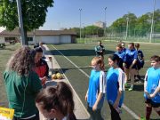 Április 11-én a HSZC Szentesi Zsoldos Ferenc technikum lány focicsapata kispályá…