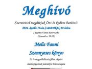 Ma könyvbemutató lesz….