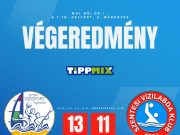 Sajnos nem sikerült győzni Győrben, így itthon játszunk mindent eldöntő mérkőzés…