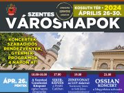 Városnapok – 2024. április 26-30….
