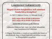 Lakossági Tájékoztató…