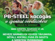 Fussunk egy jót, és segítsünk a szentesi óvodásoknak! PB-Steel kocogás május 11…
