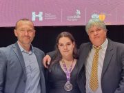 Hegesztőként képzeli el a jövőjét Tóth Rita, a szentesi Zsoldos végzős diákja