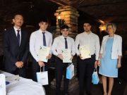 Kiemelkedő eredményt elért versenyzőink díjazása…