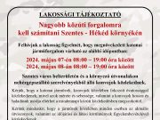Lakossági Tájékoztató…