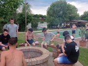 A 9.B kirándulása a Villan-tónál…