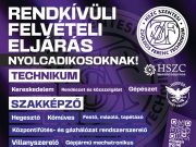 A Zsoldos Ferenc Technikum rendkívüli felvételi eljárást hirdet nyolcadikosokna…
