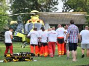 Mentőhelikopter szállt le a Vasúttörténeti Múzeum területén…