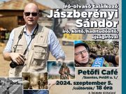 2024. szeptember 5-én 18 órai kezdettel Jászberényi Sándor író, költő, haditudós…