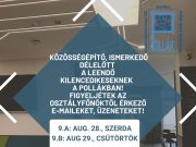 Frissen beiratkozott, 9. évfolyamos diákjaink figyelmébe ajánljuk!…