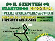 Merre látható majd a traktoros felvonulás? Íme a térkép!…