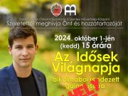 Az Idősek Világnapja alkalmából rendezett programunkra minden hely elfogyott!…