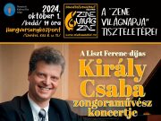 Király Csaba zongoraművész ünnepi koncertje a Zene Világnapja alkalmából Szentes…