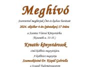 A Kreatív könyvtárosok kiállítás továbbra is látogatható november 15-ig….