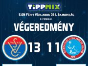 Helyt álltunk a Vasas otthonában. Gratulálunk fiúk! Részletek hamarosan……