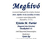 Ma könyvbemutató lesz….