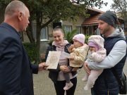 Új Élet Fa átadó a Városháza udvarán…