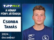 A TIPPMIX – HÓNAP JÁTÉKOSA…