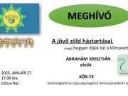 Az ÖKOSzentes újabb programja…