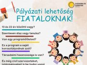 Kedves 13 és 22 év közötti fiatalok!…