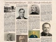 Kerek évfordulók februárban…