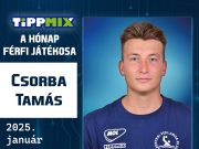 TIPPMIX – A HÓNAP FÉRFI JÁTÉKOSA…