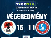 Végeredmény a Kőér utcából, az EPS-Honvéd Metalcom Szentes bajnokiról….