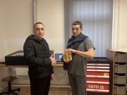 Horváth Bence rendszergazda előadást tartott a diákoknak a 3D eljárásról a digit…