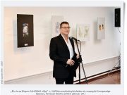 Iskolánk igazgatója a Tokácsli Galéria kiállítás-megnyitóján…