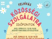 Lehetőség közösségi szolgálatra…