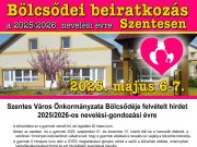 Bölcsődei beiratkozás a 2025/2026. nevelési évre 2025. május 6-7….