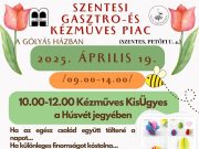 Minden családot szeretettel várunk a Szentesi Gasztro és Kézműves Piacon április…