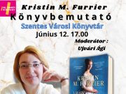 Ma könyvbemutató lesz….