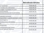 8. osztályos tanulóknak az alábbi szakmákra történő beiratkozás a megadott idő…